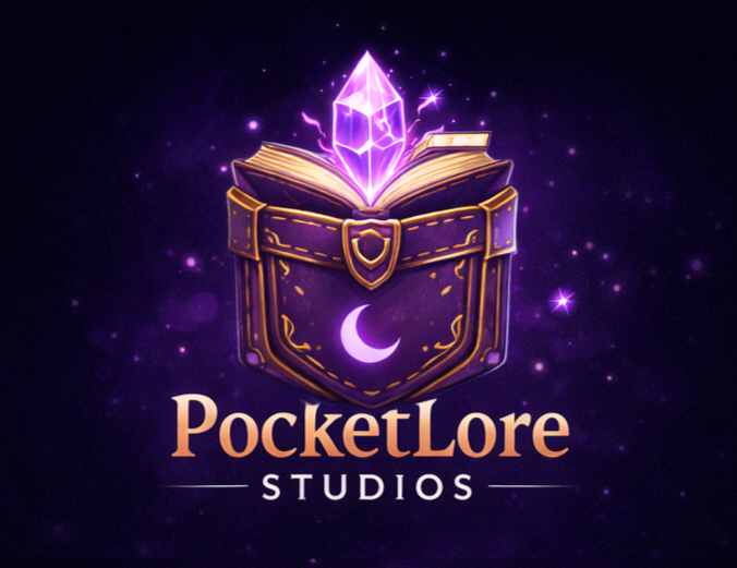 PocketLore Studios placeholder logo